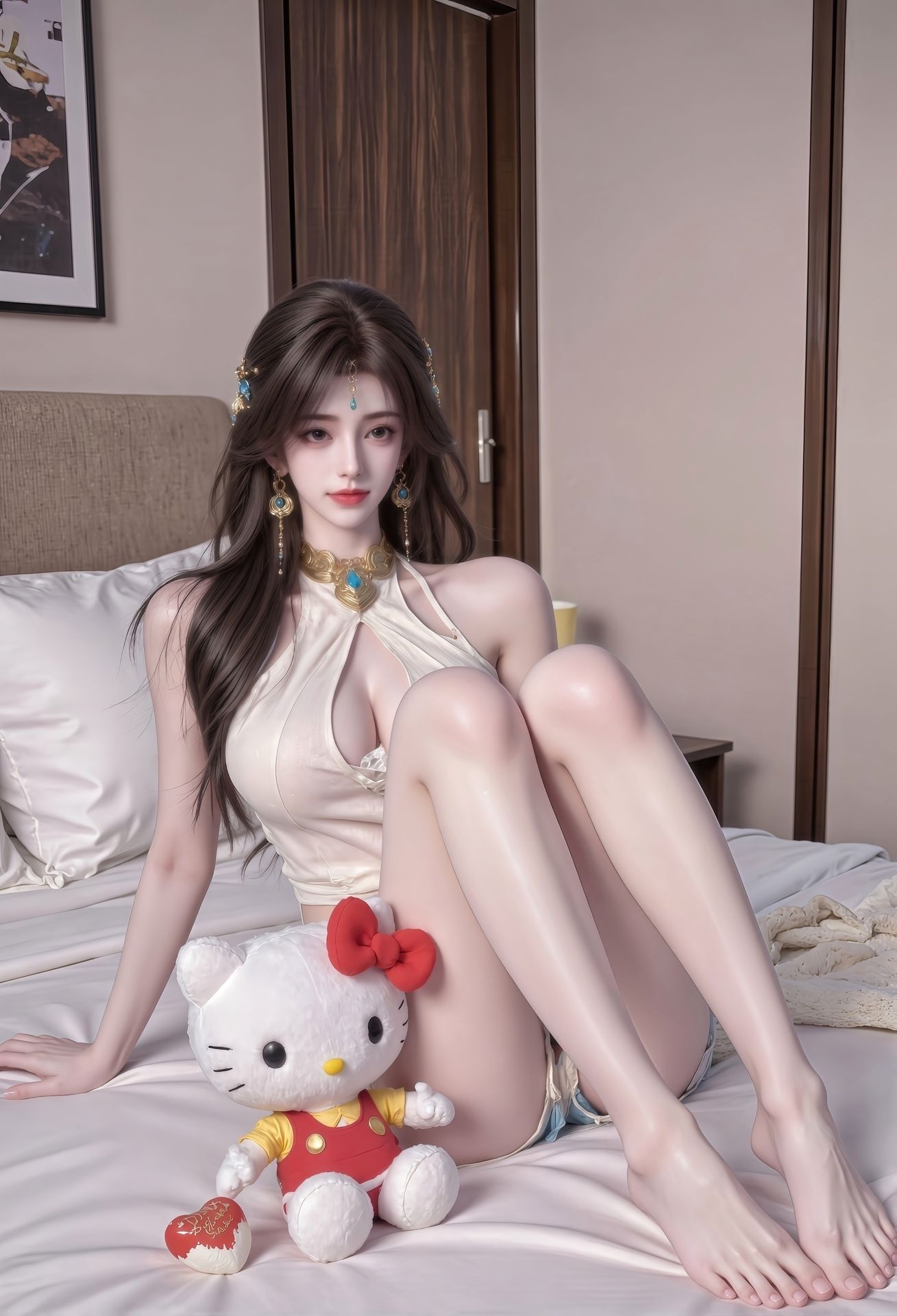 完美世界凰女桌面预览图2