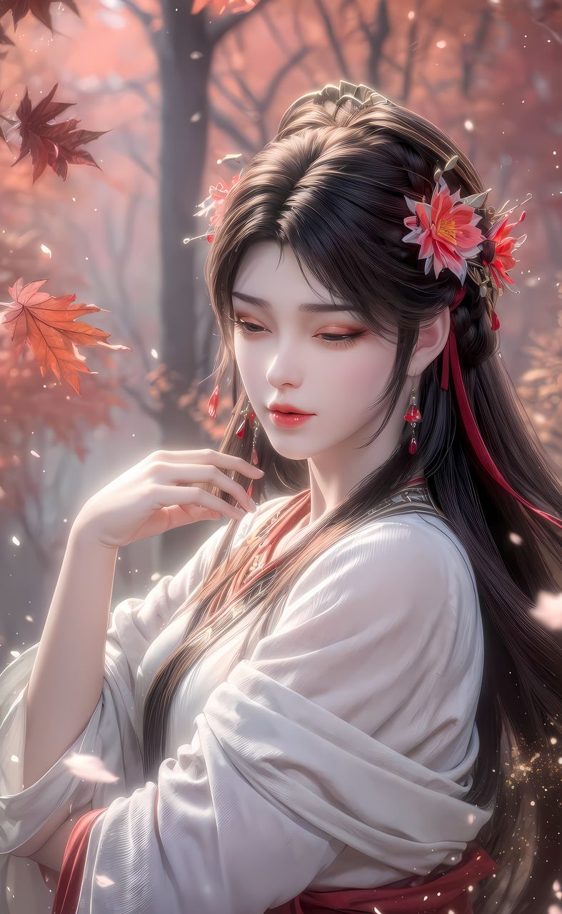 壁纸分享第98期-完美世界火灵儿国漫手机壁纸高质量合辑图包