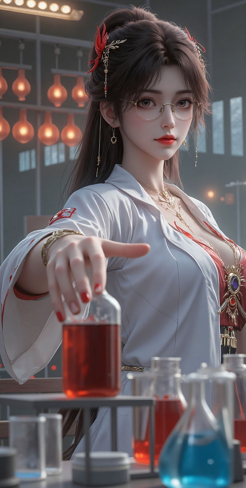 完美世界火灵儿壁纸展示图片1