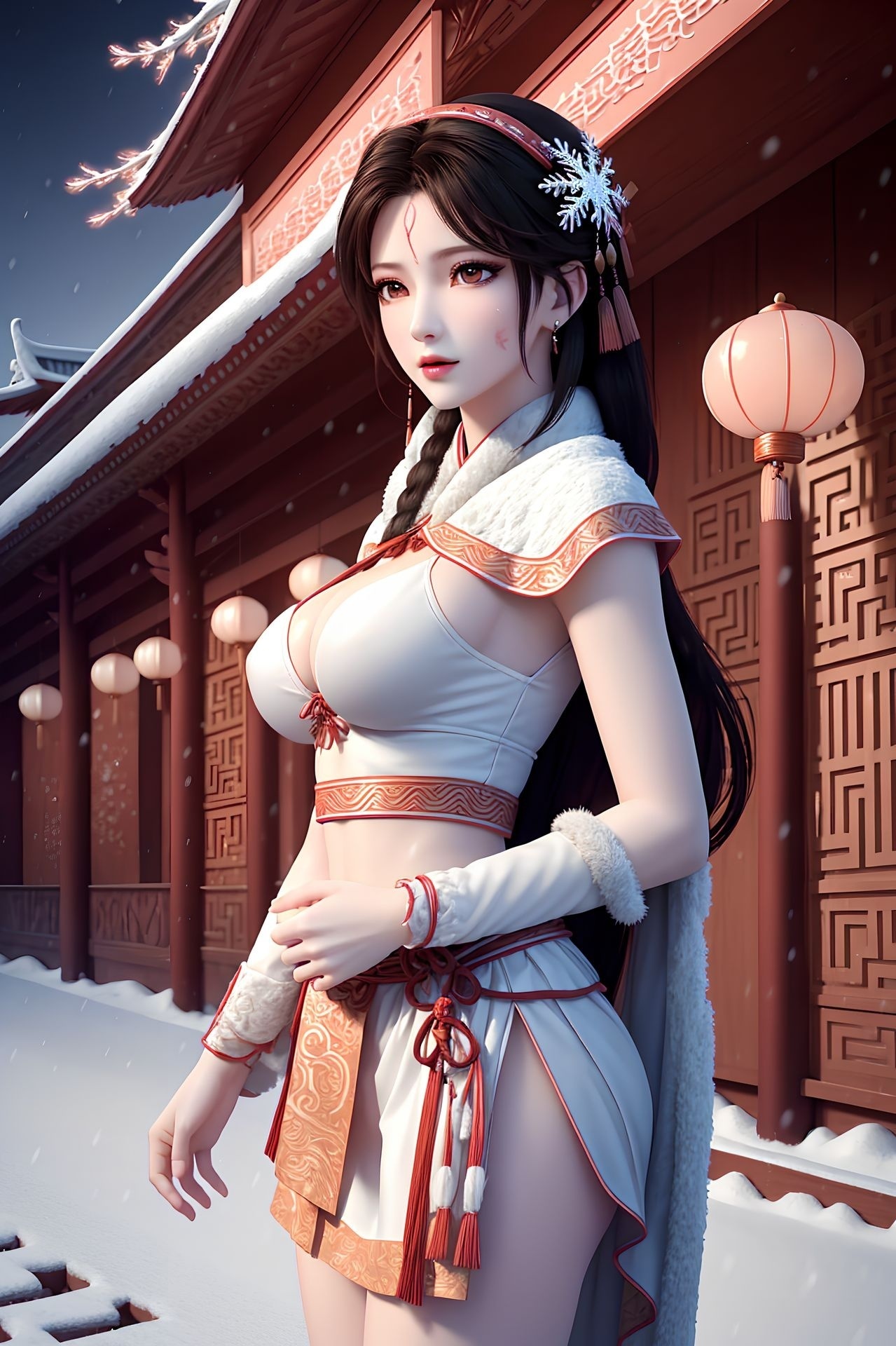 武动乾坤姜雪锁屏壁纸部分展示2