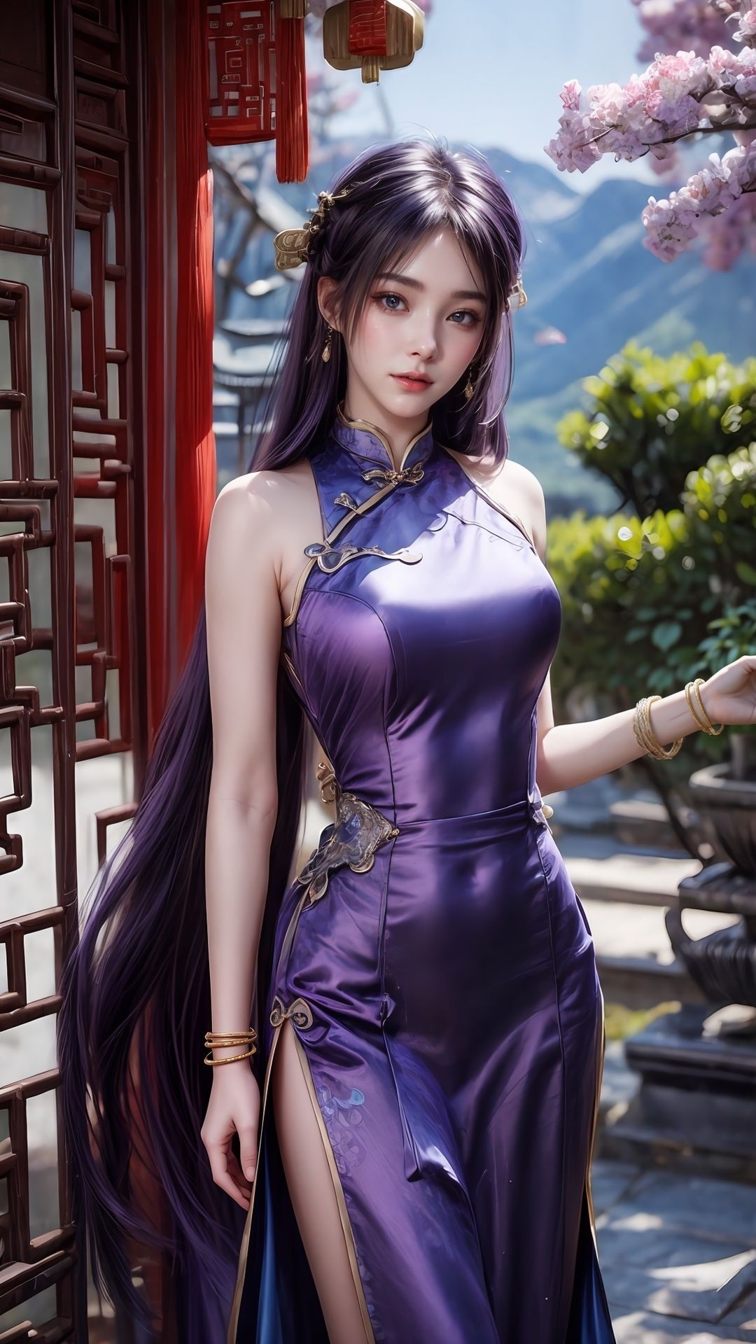 遮天姬紫月锁屏壁纸展示图片1