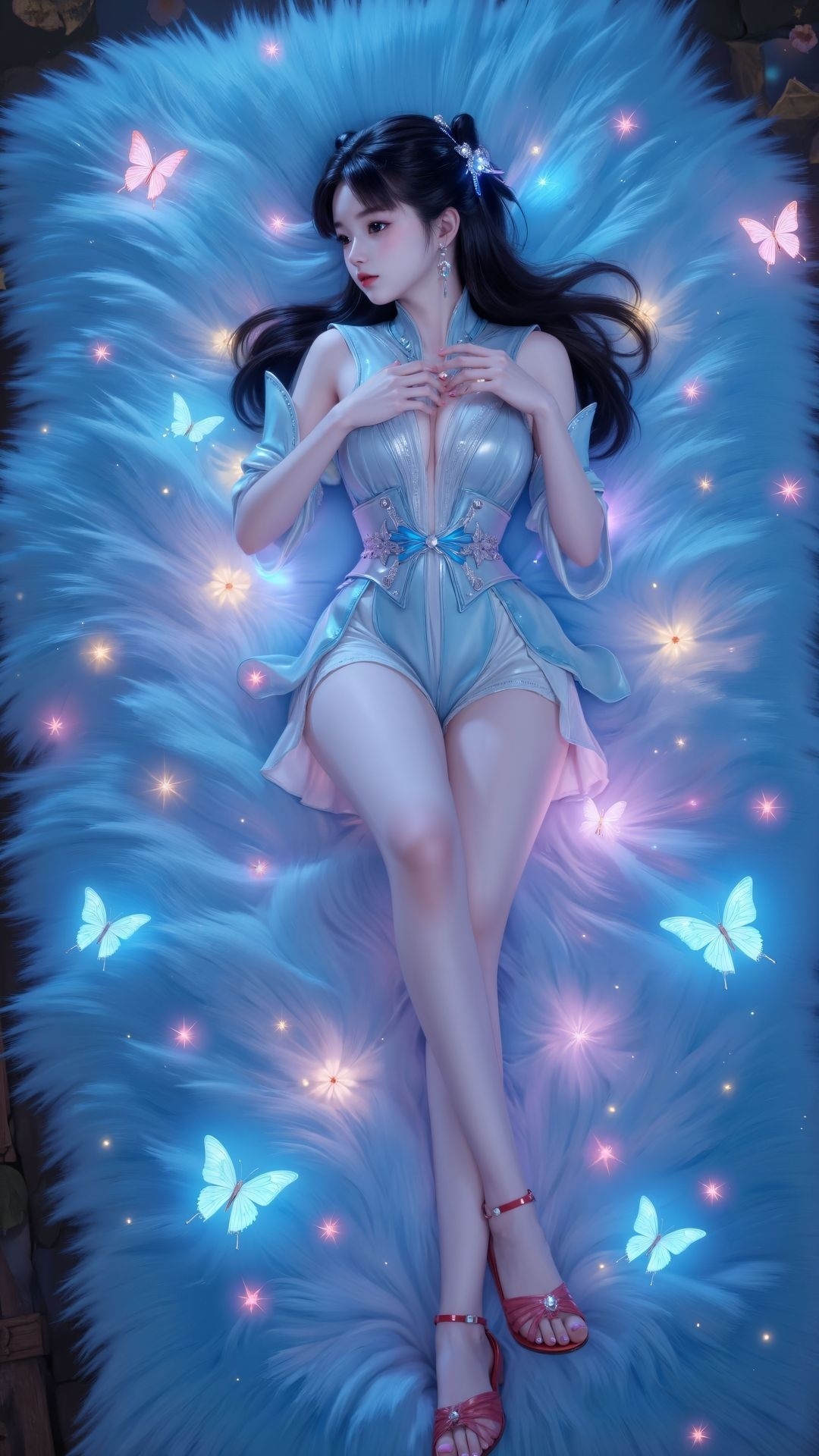 师兄啊师兄蓝灵娥锁屏壁纸部分展示1