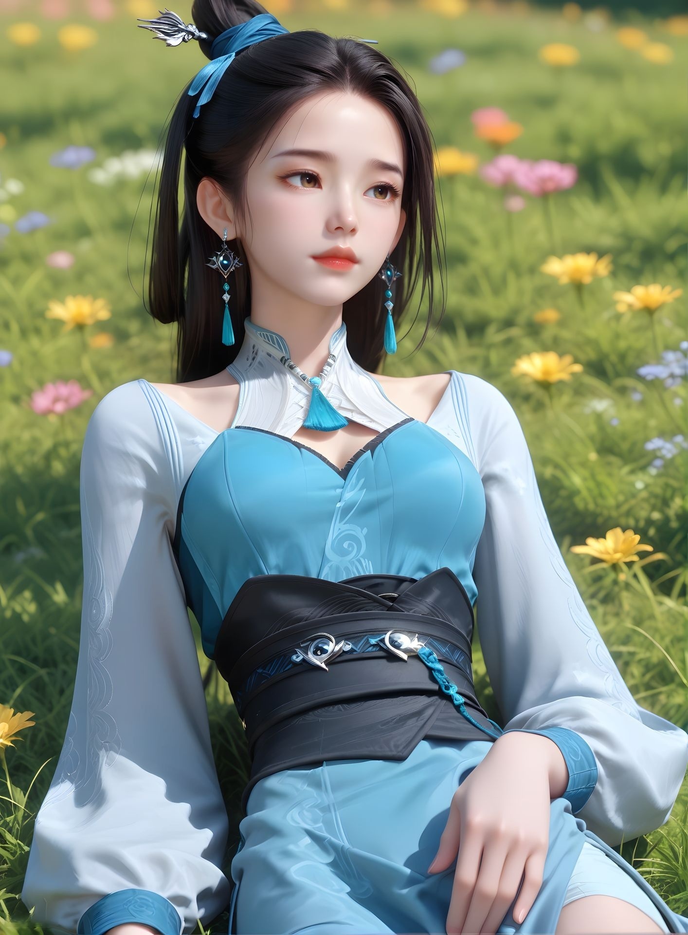 师兄啊师兄蓝灵娥高清壁纸示意图片2