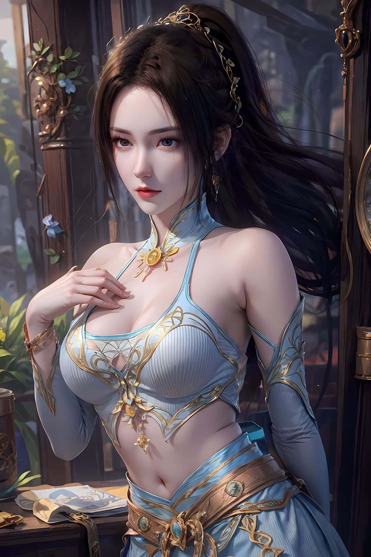 斗破苍穹纳兰嫣然桌面展示图片2