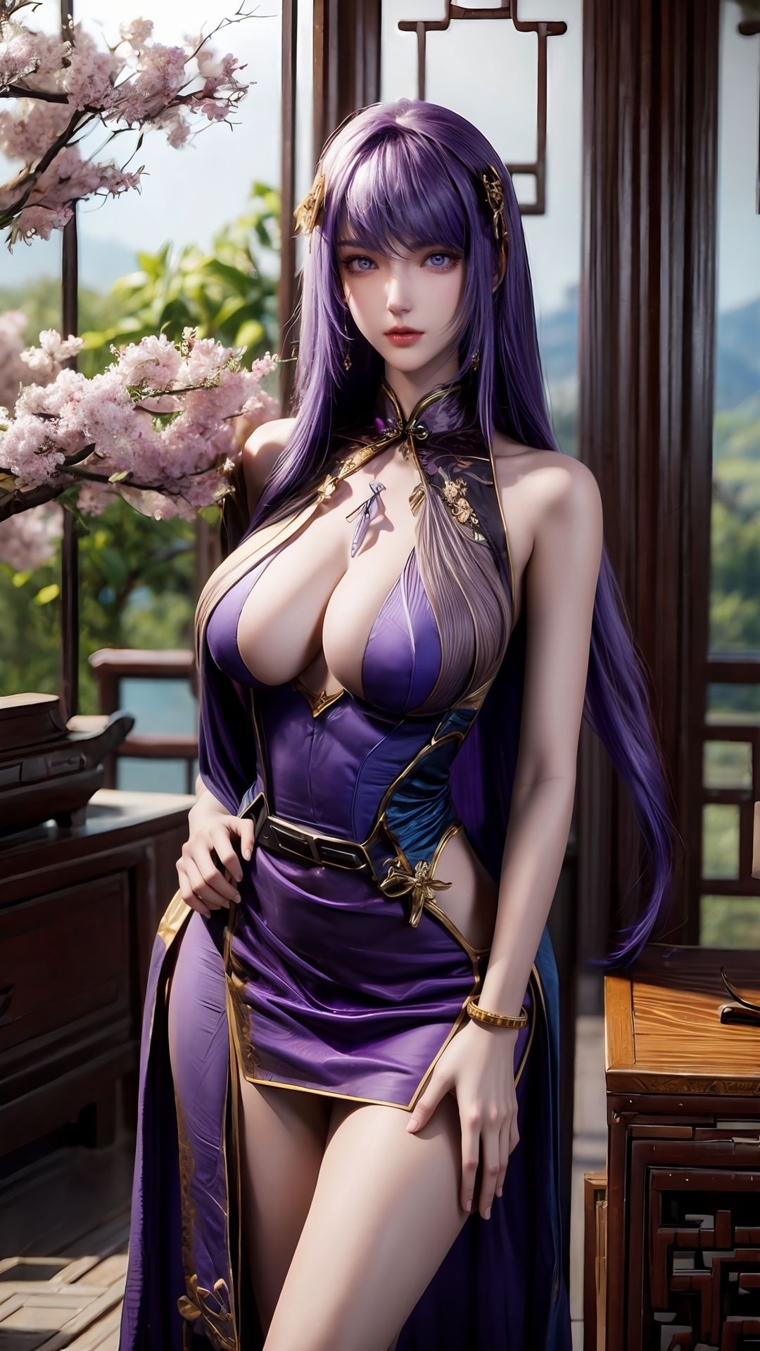 神印王座圣采儿锁屏壁纸展示图片1