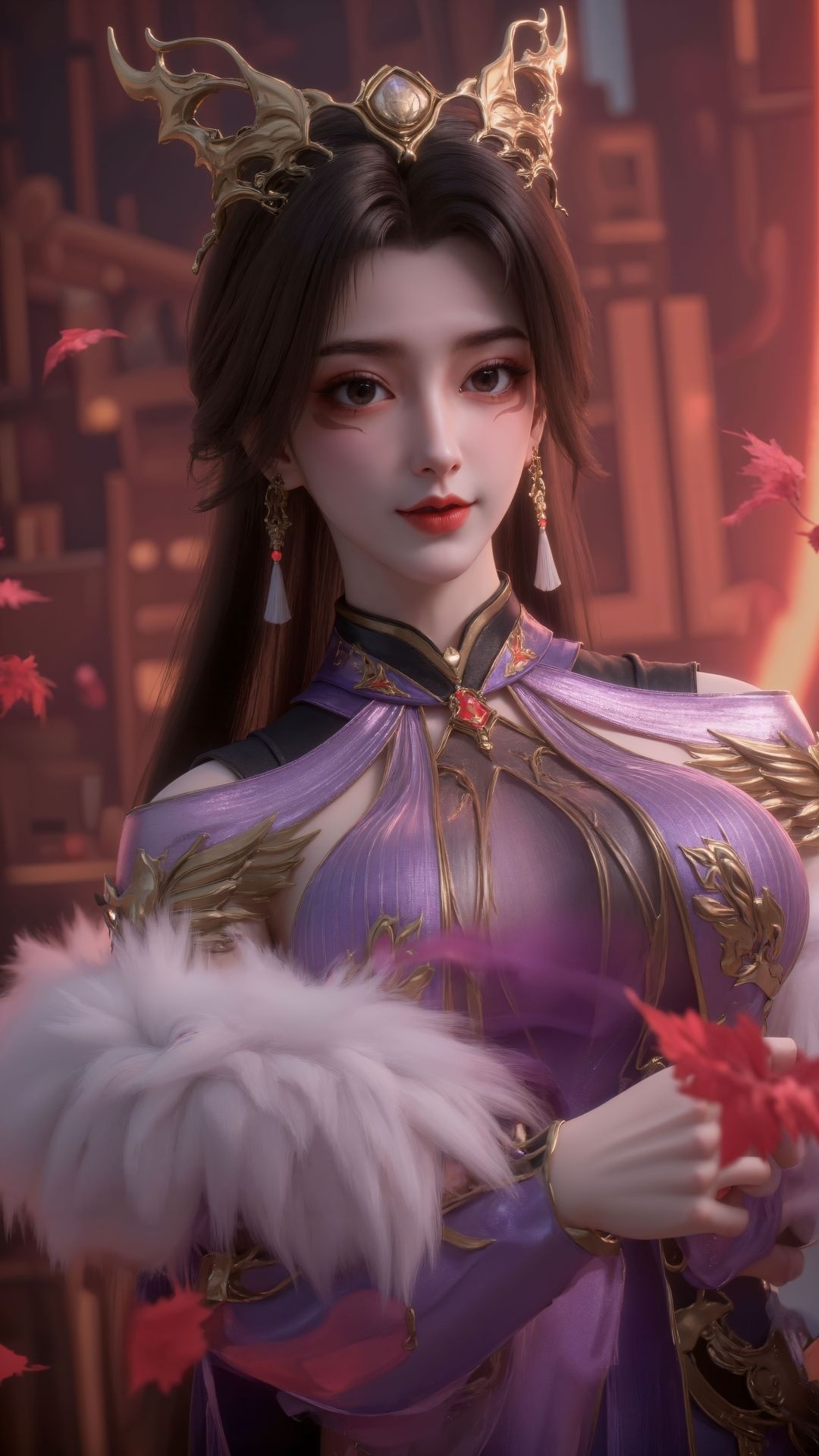 百炼成神司妙玲锁屏壁纸展示图片1