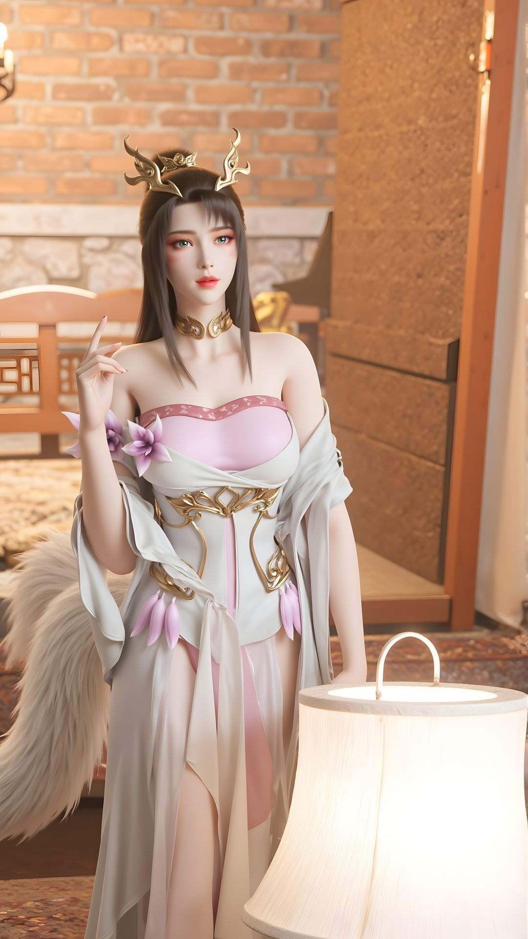 完美世界天狐仙子锁屏壁纸缩略图1