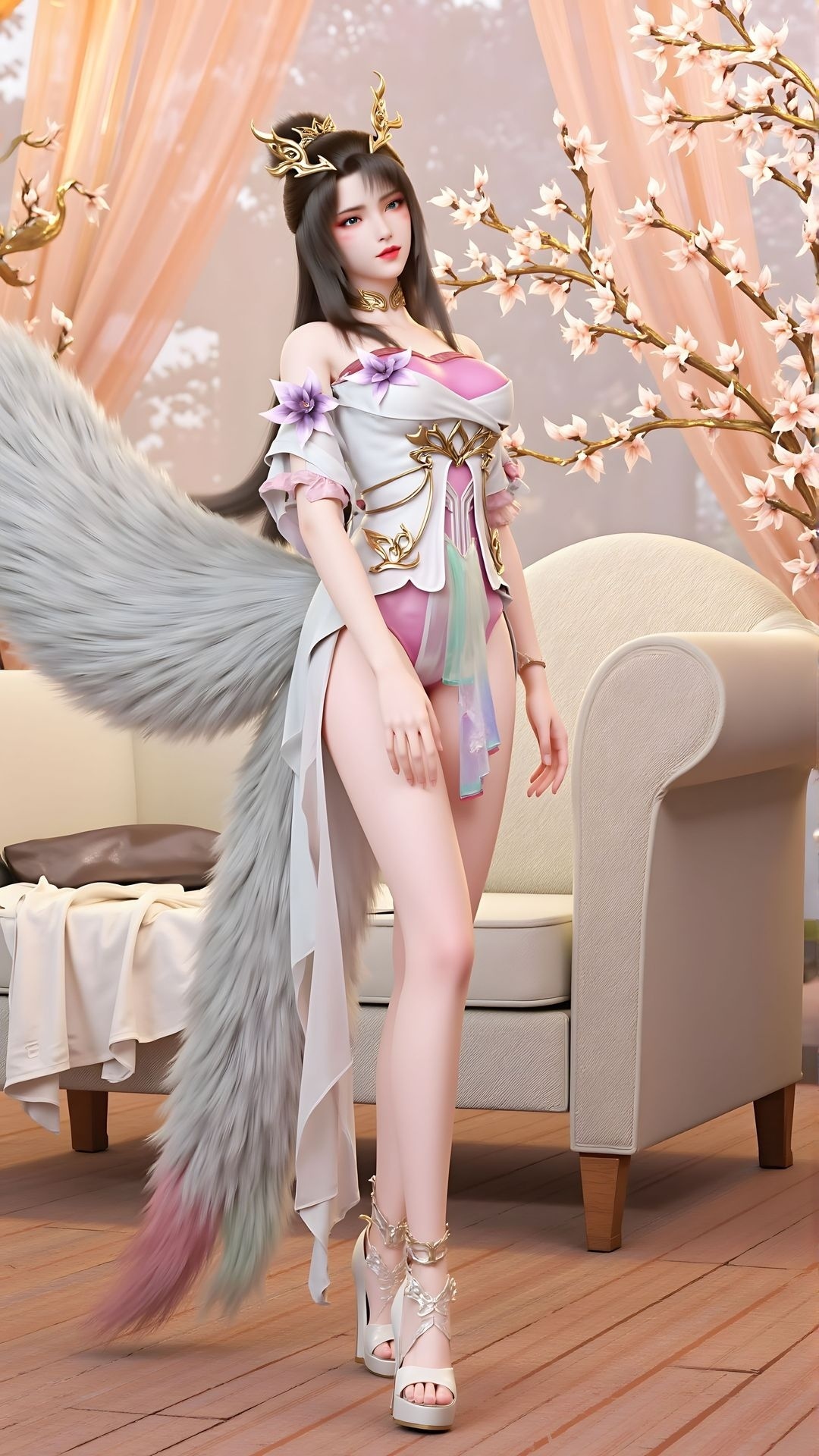 完美世界天狐仙子锁屏壁纸缩略图1