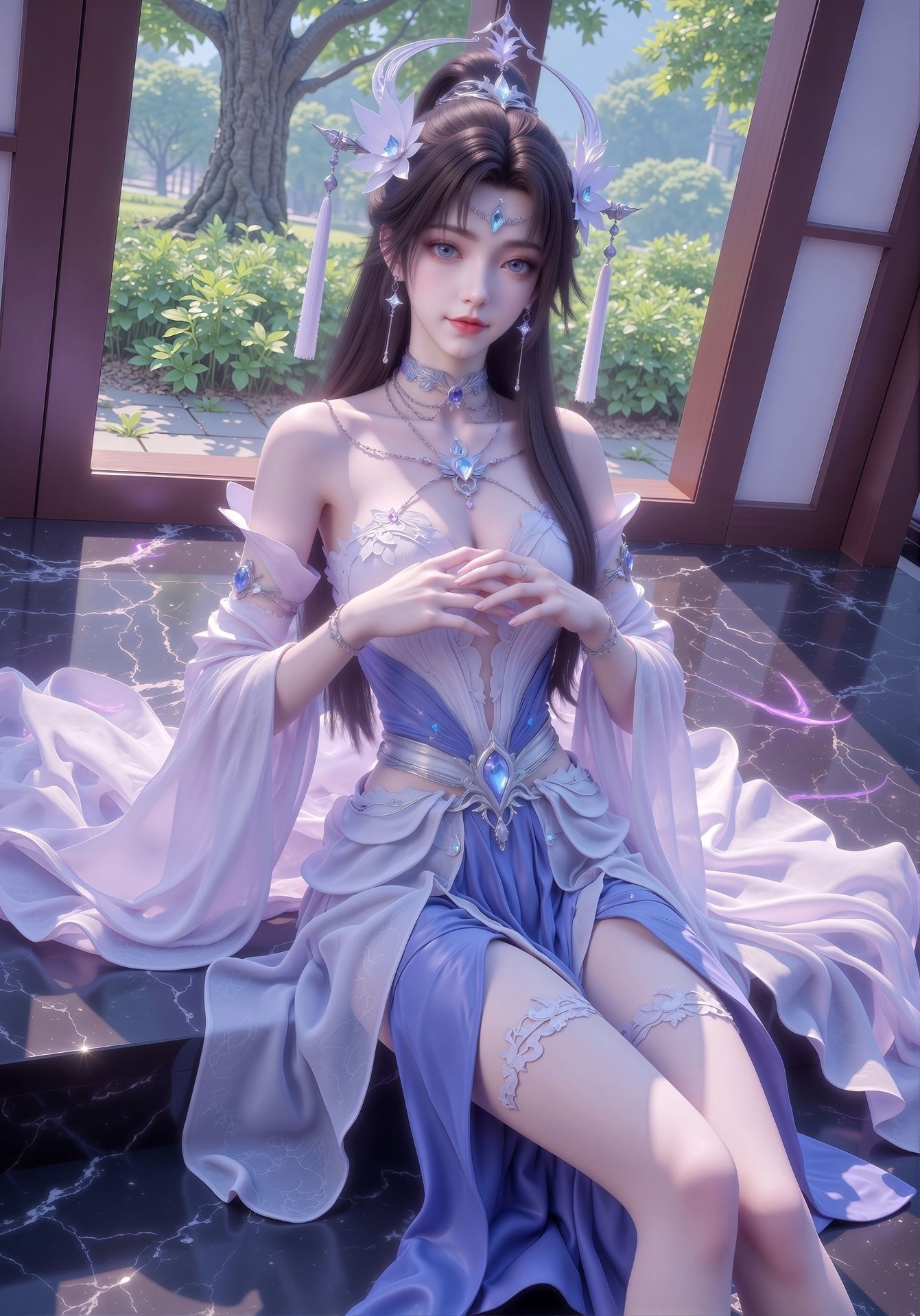 完美世界邀月4k壁纸缩略图1