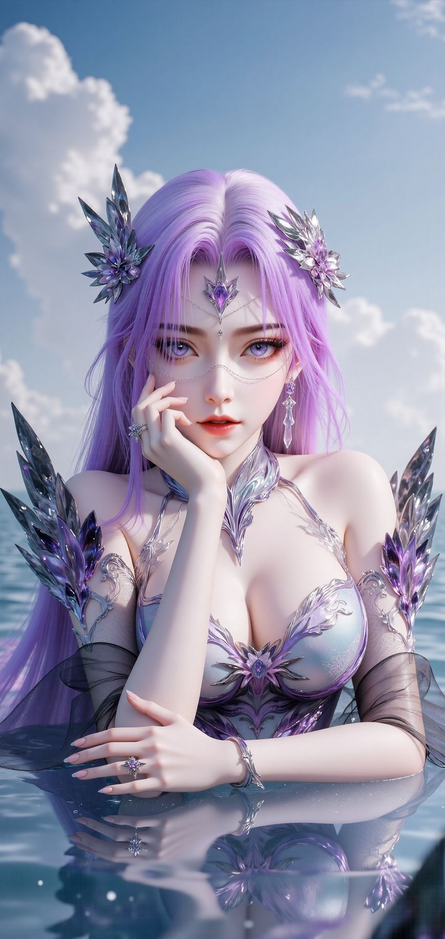 完美世界月柳锁屏壁纸部分预览2